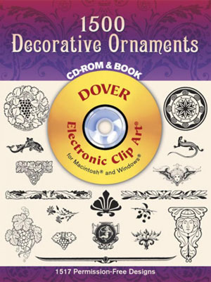 «1500 Decorative Ornaments. CD-ROM and Book» - обложка книги