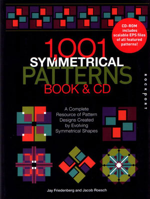 Jay Friedenberg, Jacob Roesch, «1001 Symmetrical Patterns (+CD-ROM)» - обложка книги