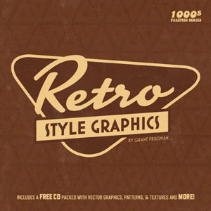 Angela Patchell, «Retro Style Graphics (+CD-ROM)» -  