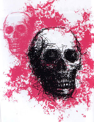 ricorico, «Bones and Skulls. Book and DVD» - страница из книги