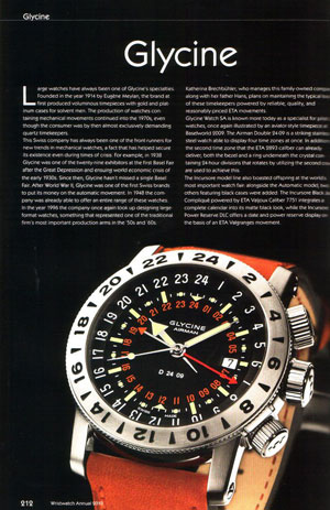 Peter Braun and Elizabeth Doerr, «Wristwatch Annual 2010» - страница из книги