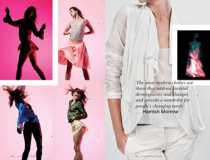 Hywel Davies, «100 New Fashion Designers» - страница из книги