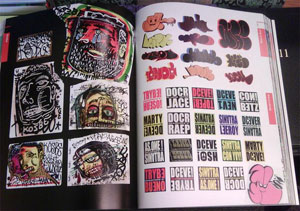 DB Burkeman, Monica LoCascio, «Stickers. Stuck Up Piece of Crap» - страница из книги