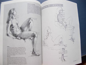 Джозеф Шеппард (Joseph Sheppard), «Drawing the Living Figure» - страница из книги