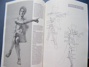 Джозеф Шеппард (Joseph Sheppard), «Drawing the Living Figure» - страница из книги