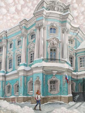 Алёна Дергилёва , «Нарисованная Москва» - страница из книги Алёна Дергилёва , «Нарисованная Москва» - страница из книги