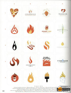 Билл Гарднер, Кетрин Фише, «Logolounge 3. 2000 работ, созданных ведущими дизайнерами мира.» - страница из книги